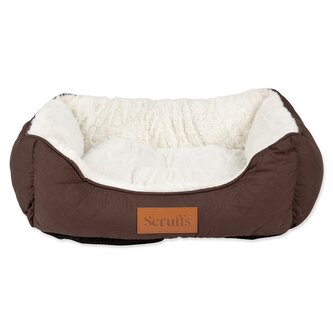 Pelech Scruffs Wilton Box Bed hnědý S 50x40cm