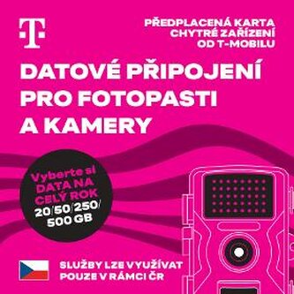 Předplacená karta TWIST T-MOBILE Twist pro Fotopasti a kamery T