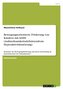 Bewegungsorientierte Förderung von Kindern mit ADHS (Aufmerksamkeitsdefizitsyndrom Hyperaktivitätsstörung)