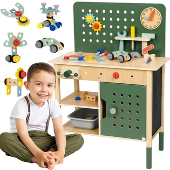 WOOPIE 58250 GREEN Drewniany Warsztat STEM