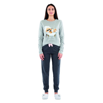 Dámské pyžamo Sorbetto Emilia vícebarevné (Emilia-grey) M