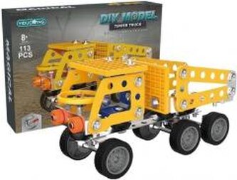 Klocki konstrukcyjne metalowe 113el