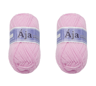 SET 2ks - Příze ÁJA - Růžová - 50g / 217 m