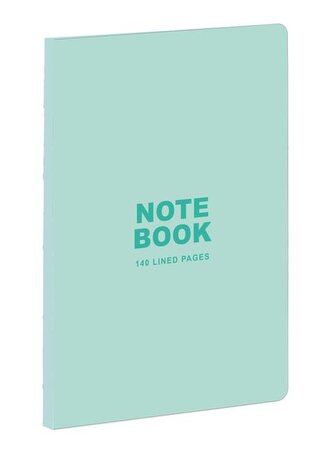Teneues - A5 Notebook: Pastel Green, 140 Lined Pages, Raw Sewn Spine, Lays Flat