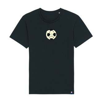 Tričko Fotbalový míč černé Černé XXL