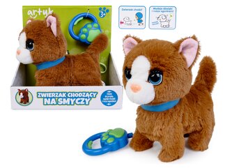 ARTYK 185588 Kot chodzący na smyczy brązowy