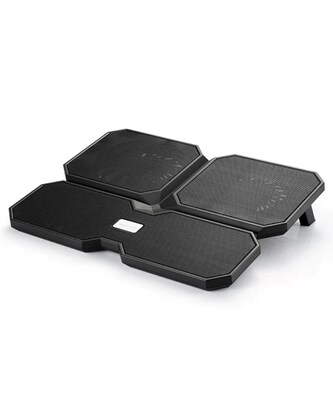 DEEPCOOL Chladící podložka Multi Core X6, pod notebook, černá