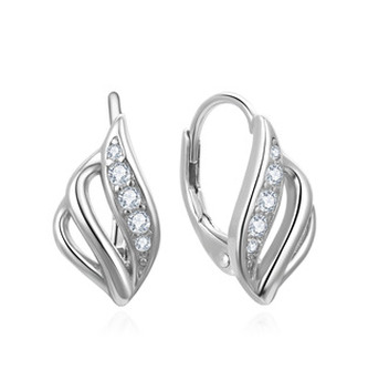 NB-3692 Stříbrné dámské náušnice