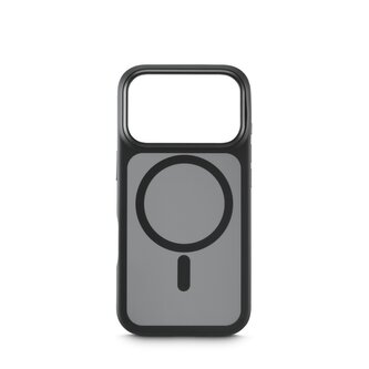 White Diamonds Hybrid Case, kryt pro Apple iPhone 17 Pro, magnetický, matný, poloprůhledný černý