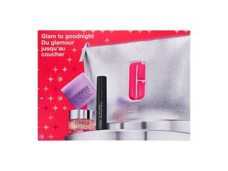 Clinique All About Eyes oční krém All About Eyes 15 ml + čisticí balzám Take The Day Off 15 ml + řasenka High Impact 3,5 ml Black + kosmetická taštička