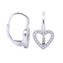 NB-3507 Stříbrné náušnice srdce