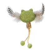 Catnipová kočička s peříčky 5 / 15 cm, HipHop Cat