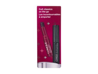 Clinique Cult Classics On The Go řasenka High Impact 3,5 ml Black + rtěnka Almost Lipstick 1,2 g Black Honey