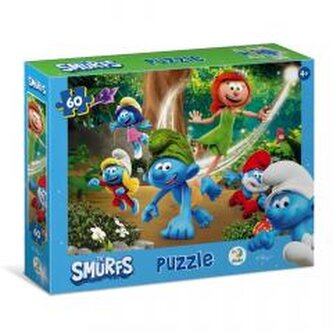 Puzzle 60 Smerfy Księżniczka Liść