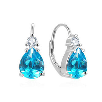 NB-3273 Stříbrné náušnice slzičky