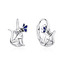 DN-0130 Stříbrné dívčí náušnice kočičky - zvířátka