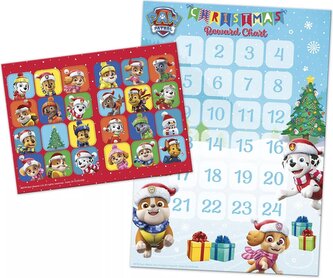Papírový adventní kalendář Tlapková patrola