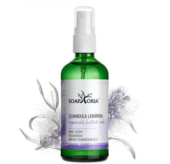 Levandule lékařská - organická květová voda 100ml Soaphoria