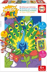 EDUCA Malování podle čísel: Páv a Papoušek