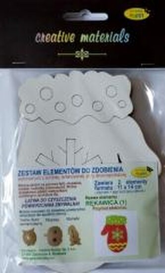 Zestaw elementów do zdobienia Rękawica BN 11x14cm