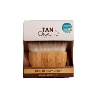Bambusový kabuki štětec na tělo 1ks TanOrganic