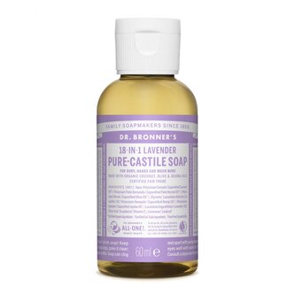 Dr. Bronner´s Tekuté universální mýdlo ALL-ONE! Levandule 60ml Dr. Bronner's