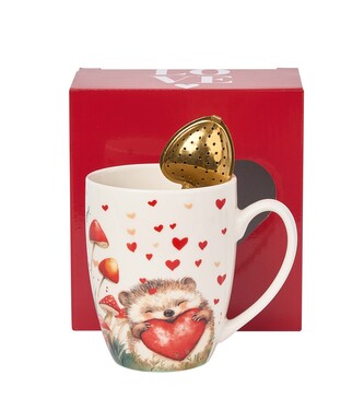 Kubek classic z zaparzaczem "serce" JEŻ