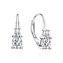 NB-3337 Stříbrné náušnice s čirými zirkony