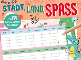 Stadt, Land, Spaß - Spieleblock