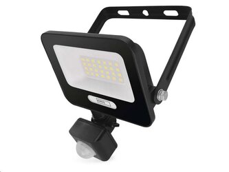 LED reflektor GLARO EMOS ZS2324B s pohybovým čidlem, 20 W, černý, IP54, 2000 lm, neutrální bílá