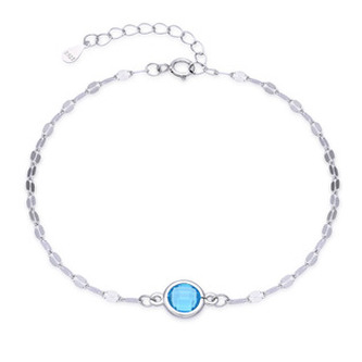 NB-1316 Stříbrný náramek s tyrkysovým kamenem