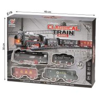 Lokomotywa z torami na baterie