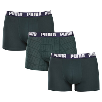 3PACK pánské boxerky Puma zelené (701237583 003) L