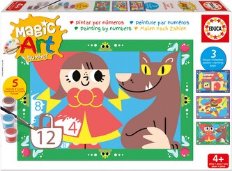 EDUCA Malování podle čísel: Pohádky