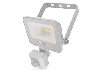 LED reflektor GLARO EMOS ZS2314W s pohybovým čidlem, 10 W, bílý, IP54, 1000 lm, neutrální bílá