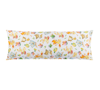 POVLAK na relaxační polštář - Oranžová,Modrá,Bílá - 55x180 cm