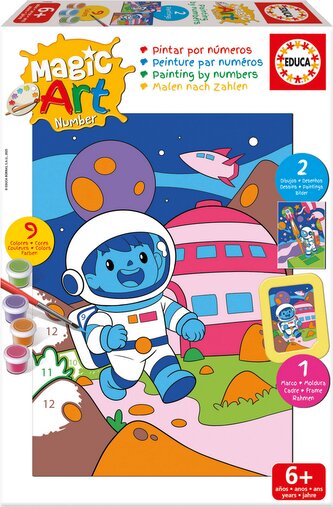 EDUCA Malování podle čísel: Vesmír