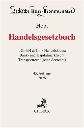 Handelsgesetzbuch. HGB