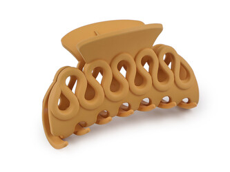 Skřipec do vlasů - 1 ks - 19 béžová velbloudí