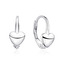 NB-3327 Stříbrné náušnice srdíčka - srdce