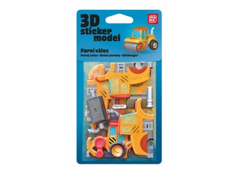 3D Sticker Model Stavební stroje Parní válec - MAKE 1042613