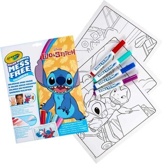CRAYOLA Omalovánky Lilo a Stitch + 4 fixy
