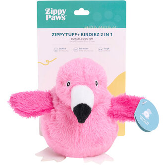 ZippyPaws ZippyTuff Birdiez 2v1 – Plameňák