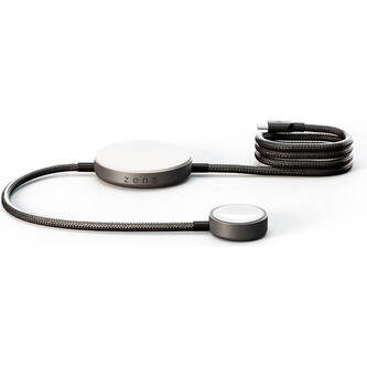 ZENS Pro 2 MagSafe/Qi2 2v1 nabíječka s USB-C kabelem (25W) šedá