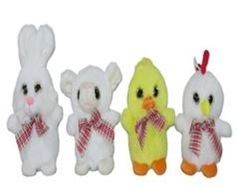 Zwierzęta wielkanocne 15cm MIX