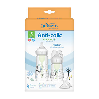Dr.Browns WB02640 Zestaw startowy szeroka szyjka Options+ 1+1