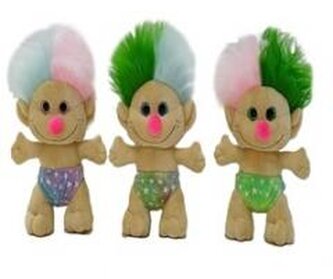 Trol świecący w ciemności 23cm MIX