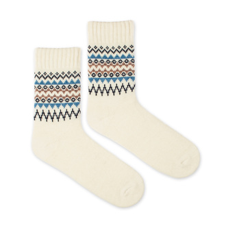 Vlněné ponožky Vlnáč Severka bílé Bílé M (39-42)