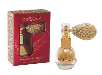 ParisAx Zlatý třpytivý sprej na tělo i pleť 3 g