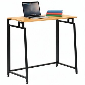 Skládací psací stůl 80x40x76 cm SPRINGOS HF0058 světle hnědý